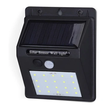 Aigostar - LED-aurinkovalo ulkokäyttöön anturilla LED/1,11W/5,5V IP65