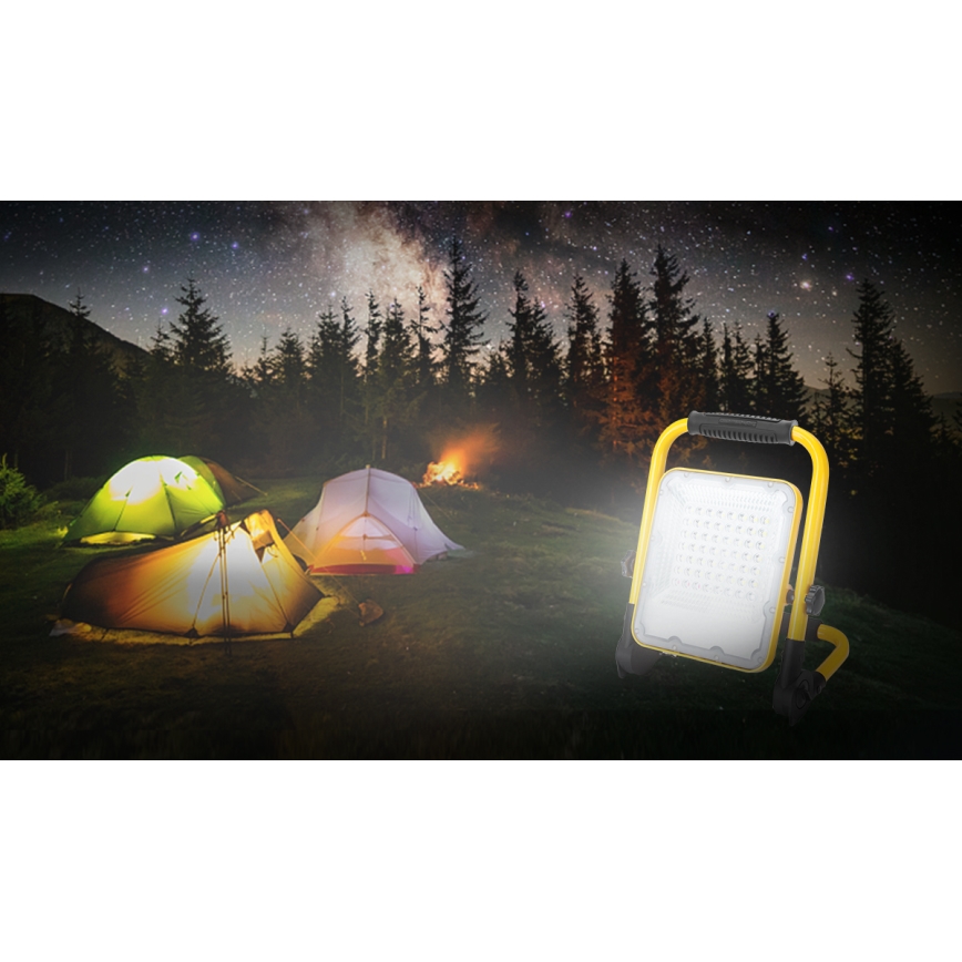 Aigostar - LED Himmennettävä rechargeable valonheitin LED/50W/5V 6500K IP65