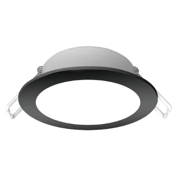Aigostar - LED Kylpyhuoneen upotettava valo LED/4,8W/230V 3000K musta IP65
