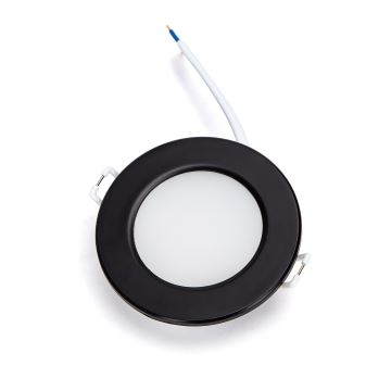 Aigostar - LED Kylpyhuoneen upotettava valo LED/4,8W/230V 3000K musta IP65