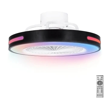 Aigostar - LED RGB Himmennettävä kattotuuletin LED/40W/230V 2700-6500K + kauko-ohjaus