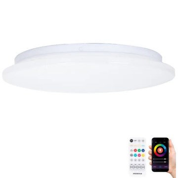 Aigostar - LED RGBW Kylpyhuoneen kattovalaisin LED/18W/230V 3000-6500K IP44 + kauko-ohjaus