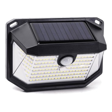 Aigostar - LED-seinäaurinkovalaisin anturilla LED/0,8W/5,5V 6500K IP65