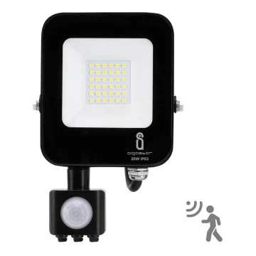 Aigostar - LED Valonheitin sensorilla LED/20W/230V 6500K IP65