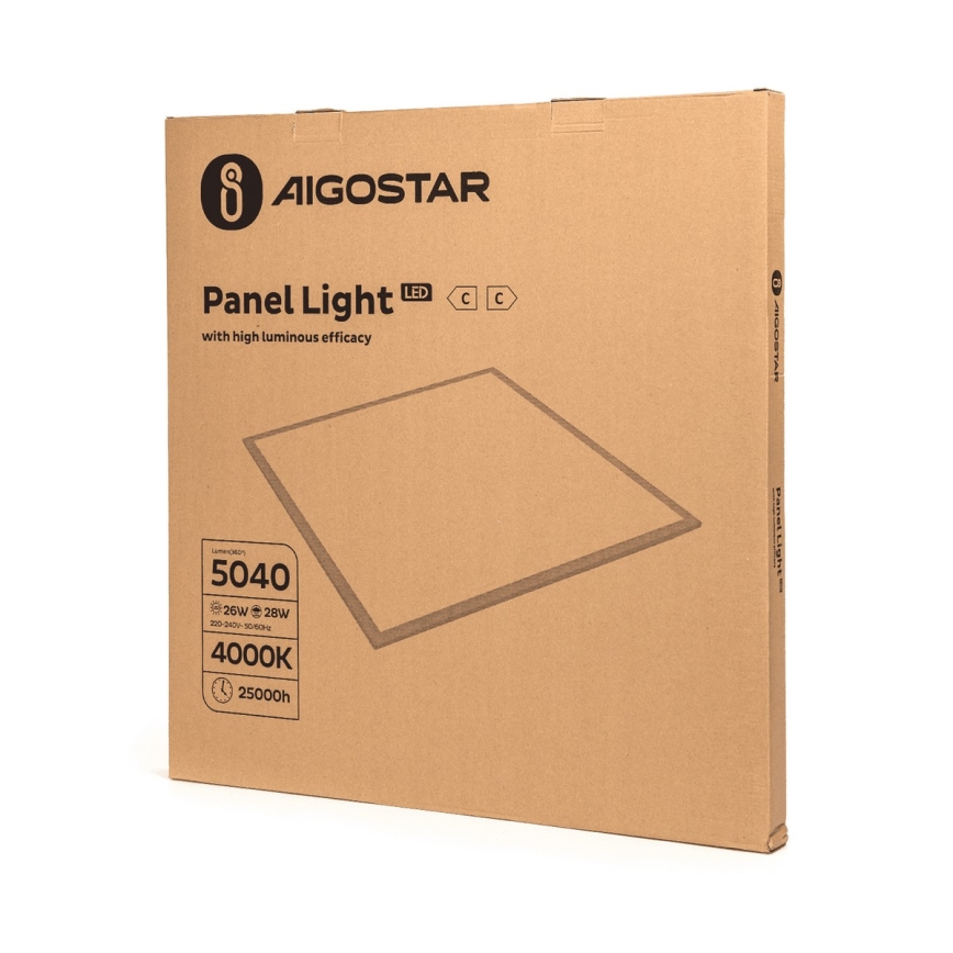 Aigostar - Riippuva LED-kattopaneeli LED/28W/230V 60x60 cm 4000K