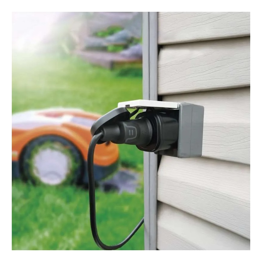 Älykäs ulkopistoke GoSmart 3680W/230V/16A Wi-Fi Tuya IP44