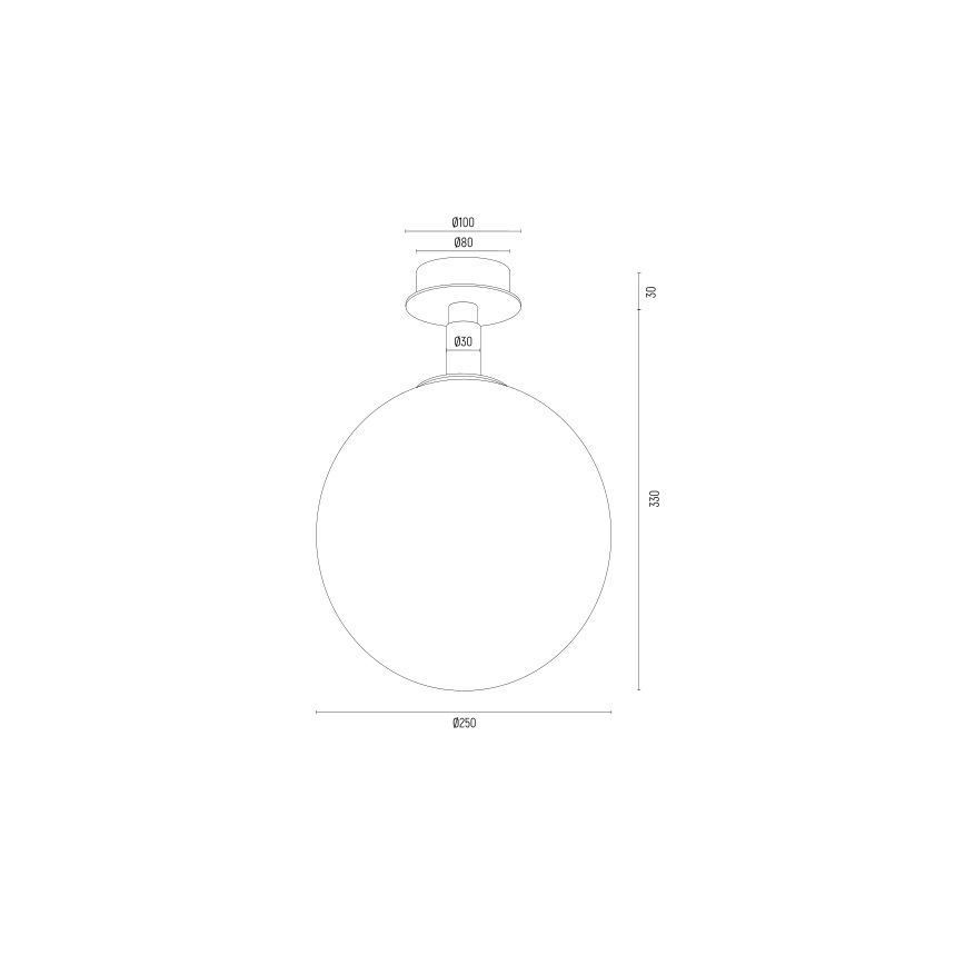 Argon 8511 - Kattovalo PALOMA 1xE27/15W/230V kulta/musta