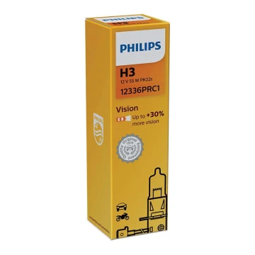 Autopolttimo Philips VISION 12336PRC1 H3 PK22s/55W/12V 3200K