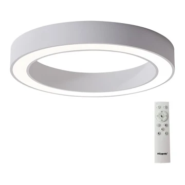 Azzardo AZ5034 - Himmennettävä LED-kattovalaisin MARCO LED/60W/230V valkoinen + kauko-ohjaus