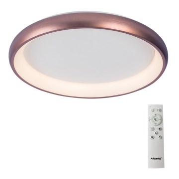 Azzardo AZ5068 - Himmennettävä LED-kattovalaisin ANTONIO LED/32W/230V ruskea + kauko-ohjaus