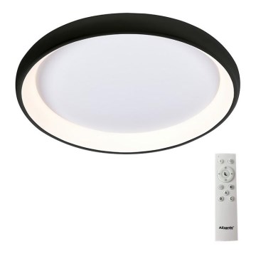 Azzardo AZ5072 - Himmennettävä LED-kattovalaisin ANTONIO LED/50W/230V musta + kauko-ohjaus