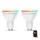 B.K. Licht 1263 - SETTI 2x LED-RGB-himmennyslamppu GU10/5,5W/230V Wi-Fi Tuya