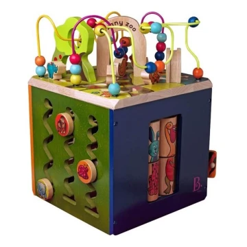 B-Toys - Interaktiivinen kuutio Zoo kumiviikuna