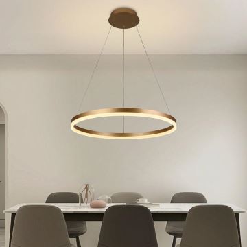 Brilagi - Himmennettävä LED-kattokruunu johdossa CIRCLE LED/42W/230V 3000-6500K + kauko-ohjaus