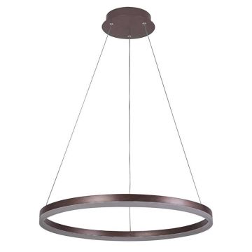 Brilagi - Himmennettävä LED-kattokruunu johdossa CIRCLE LED/42W/230V 3000-6500K ruskea + kauko-ohjaus