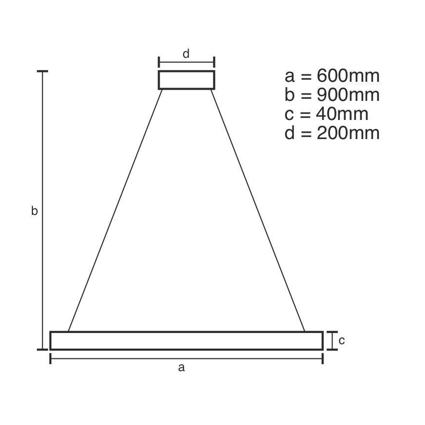 Brilagi - Himmennettävä LED-kattokruunu johdossa CIRCLE LED/42W/230V 3000-6500K ruskea + kauko-ohjaus