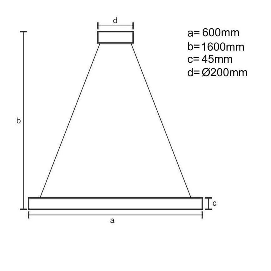 Brilagi - Himmennettävä LED-kattokruunu johdossa CIRCLE LED/85W/230V 3000-6500K musta + kauko-ohjaus