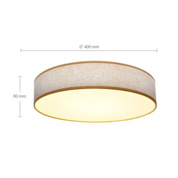 Brilagi - Himmennettävä LED-kattovalaisin CARMEN LED/48W/230V 3000-6500K halkaisija 40 cm + kauko-ohjaus