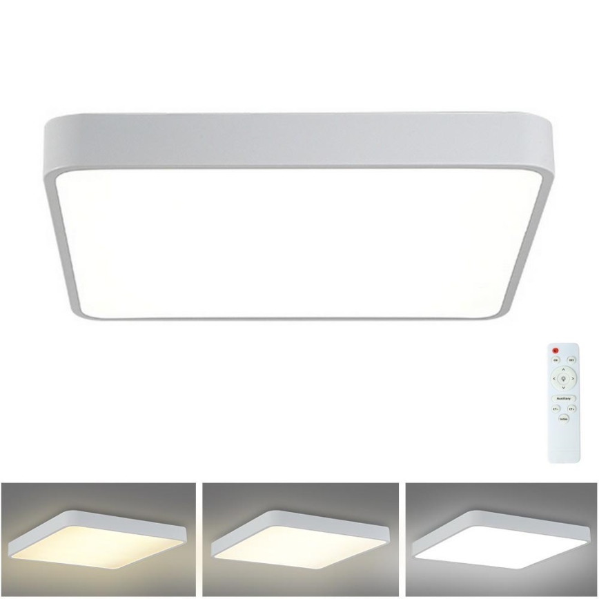 Brilagi - Himmennettävä LED-kattovalaisin POOL LED/36W/230V 3000-6000K 40x40 cm valkoinen + kauko-ohjaus