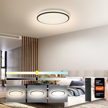 Brilagi - Himmennettävä LED-kattovalaisin SMART LED/28W/230V 3000-6000K halkaisija 35 cm Wi-Fi Tuya + kauko-ohjaus