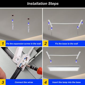 Brilagi - Himmennettävä kylpyhuoneen LED-kattovalaisin FRAME SMART LED/50W/230V 3000-6000K IP44 valkoinen + kauko-ohjaus