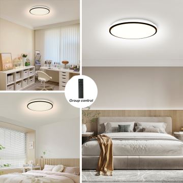 Brilagi - Himmennettävä LED-kattovalaisin SMART LED/36W/230V 3000-6000K halkaisija 45 cm Wi-Fi Tuya + kauko-ohjaus