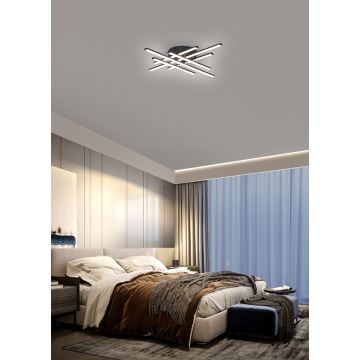 Brilagi - LED-kattovalaisin STRIPES LED/42W/230V musta