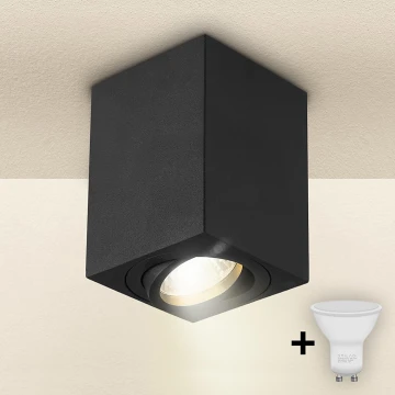 Brilagi - LED Kohdevalo MIA 1xGU10/30W/230V 100x80 mm musta