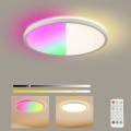 Brilagi - LED RGBW Himennettävä kattovalaisin ULTRA SLIM LED/18W/230V 2700-6500K halkaisija 30 cm valkoinen + kaukosäädin
