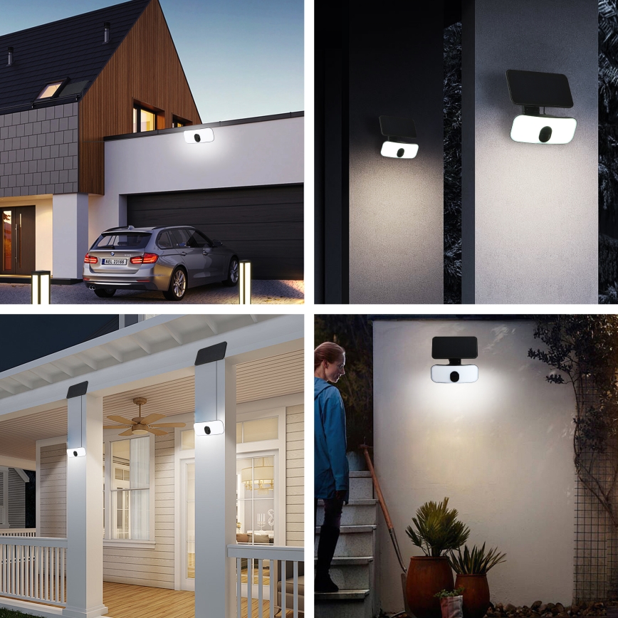 Brilagi - LED-seinäaurinkovalaisin anturilla ROOF LED/13W/5V IP65