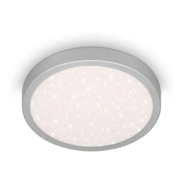 Brilo 3649-014 - LED-kattovalaisin kylpyhuoneeseen RUNA LED/18,5W/230V IP44 hopea