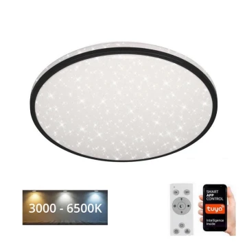 Brilo - Himmennettävä LED-kattovalaisin STARRY SKY LED/24W/230V 3000-6500K Wi-Fi Tuya + kauko-ohjaus