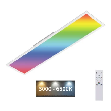 Brilo - RGBW Himmennettävä kattovalaisin SLIM LED/40W/230V 3000-6500K + kauko-ohjaus