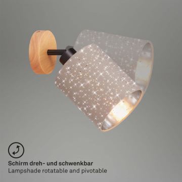 Briloner 2078-011 - Seinäkohdevalo SPOTLIGHT 1xE27/25W/230V beige