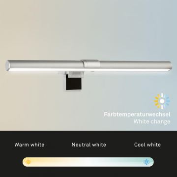 Briloner 2303-014 - LED Himmennettävä näytön valaistus LED/3,5W/5V 3000/4500/6500K