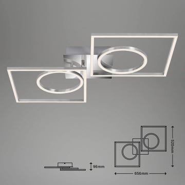 Briloner 3135-018 - Himmennettävä LED-kattovalaisin FRAME LED/43,8W/230V 3000K