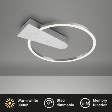 Briloner 3542-018 - Himmennettävä LED-kattovalaisin NICO LED/12W/230V kromi