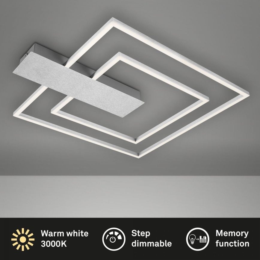 Briloner 3545-018 - Himmennettävä LED-kattovalaisin NICO LED/25W/230V kromi