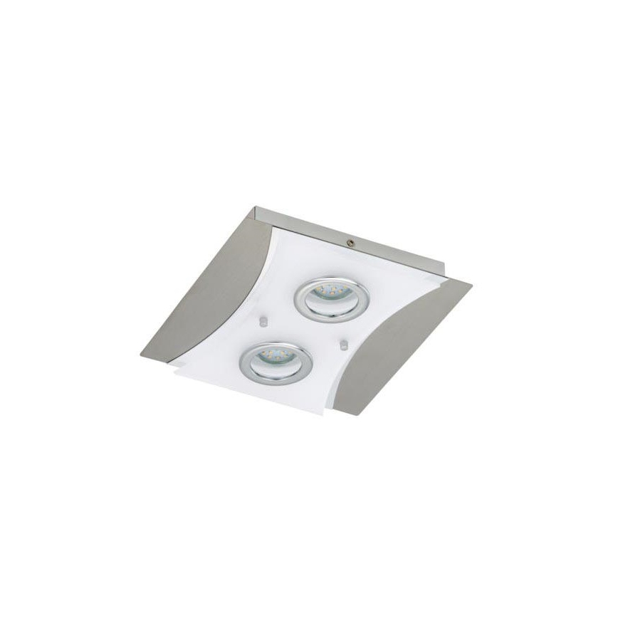 Briloner 3584-022 - LED-kattovalaisin RIPOSO 2xLED/5W/230V