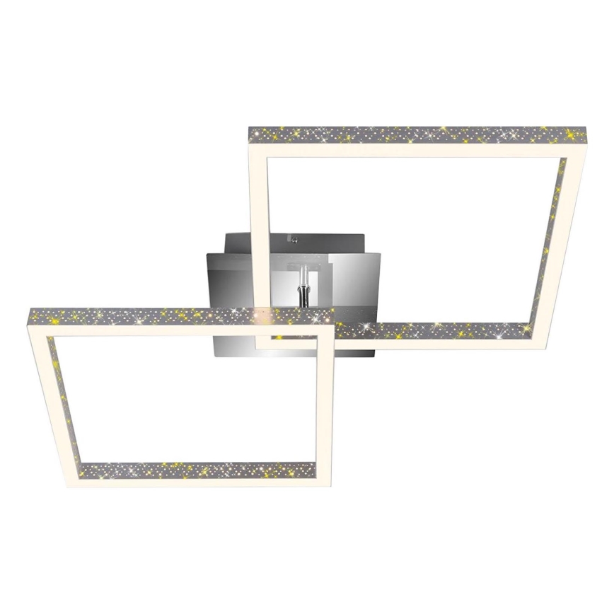 Briloner 3751-019 - Himmennettävä LED-kattovalaisin FRAME LED/20W/230V kromi