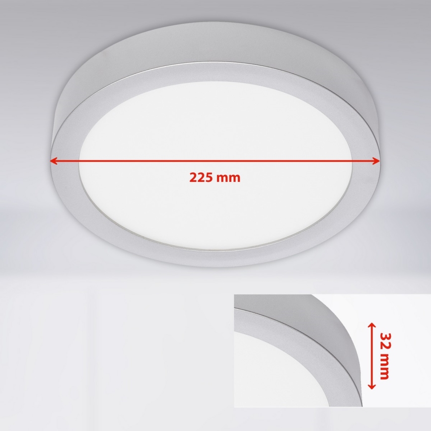 Briloner 7117-014 - LED-kattovalaisin FIRE LED/16,5W/230V 3000K