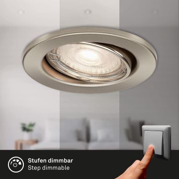 Briloner 7149-032-SETTI 3xLED himmennettävä kylpyhuoneen valo 1xGU10/5W/230V IP23