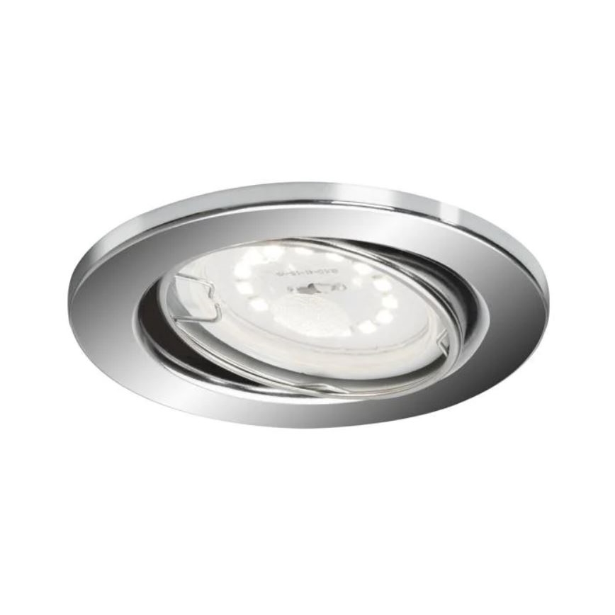 Briloner 7277-038 - SETTI 3x LED Himmennettävä upotettu kylpyhuonevalaisin 1xGU10/5W/230V IP23