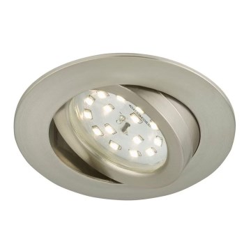 Briloner 7296-012 - LED Himmennettävä upotettu kylpyhuonevalaisin ATTACH LED/6,5W/230V IP23 kromi