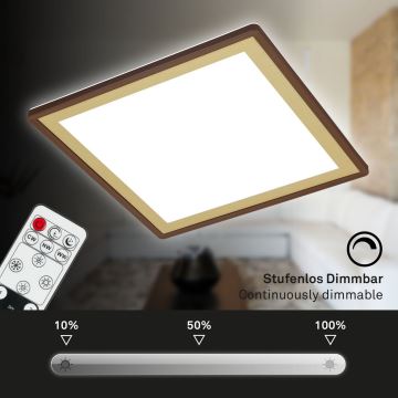 Briloner 7459-417 - Himmennettävä LED-kattovalaisin DECO LED/24W/230V 2700-6500K + kauko-ohjaus