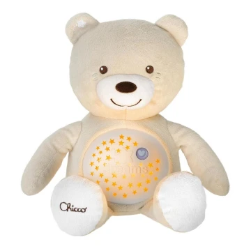 Chicco - Projektori melodialla BABY BEAR 3xAAA beige