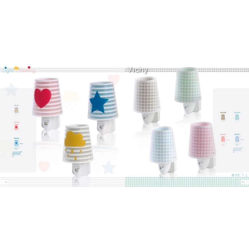 Dalber D-92193 - LED-yövalo LIGHT FEELING 1xE14/0,5W/230V