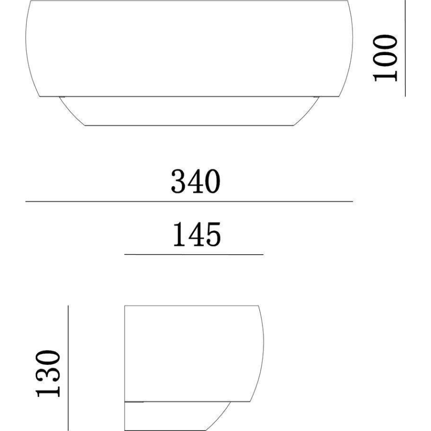 Deko-Light 341206 - Seinävalaisin TWYNNDA 1xE14/40W/230V valkoinen