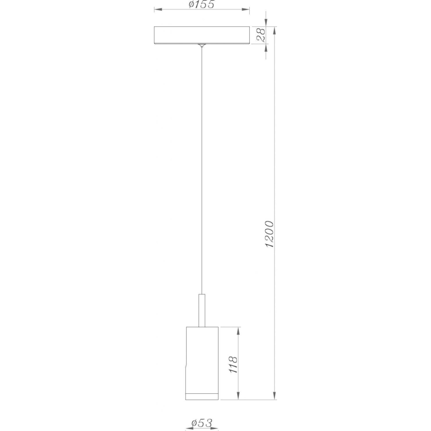 Deko-Light 348037 - Himmennettävä LED-kattokruunu johdossa DABIH LED/7,2W/230V 3000K valkoinen