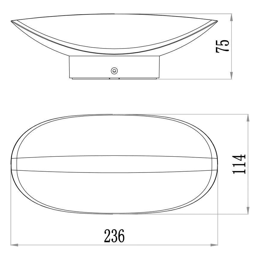 Deko-Light 731078 - LED-ulkoseinävalaisin AVIOR LED/12,7W/230V IP54 antrasiitti